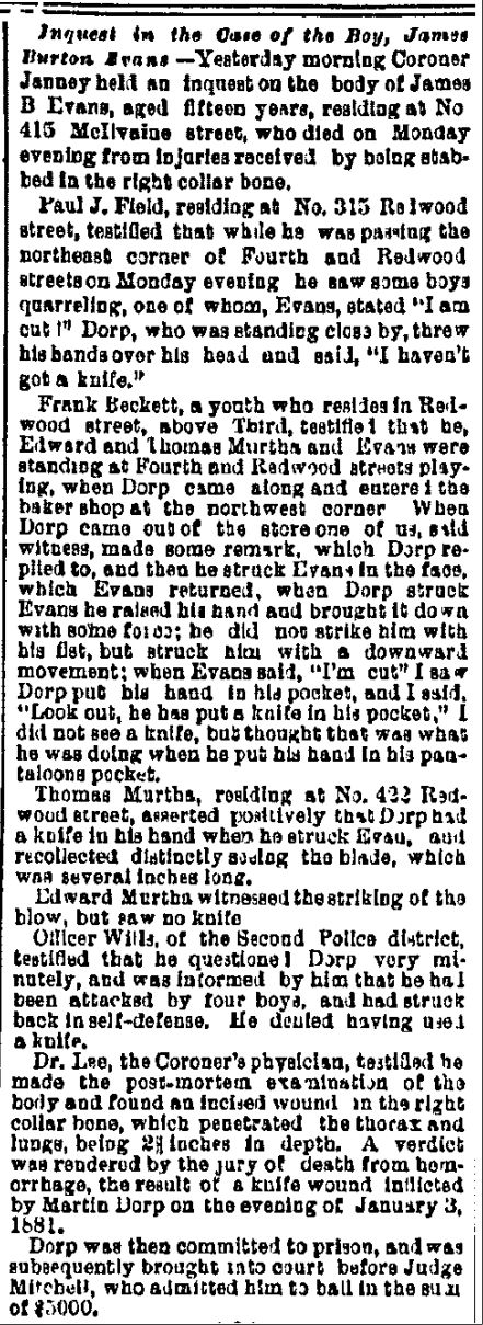 Thursday, January 6, 1881 Paper: Philadelphia Inquirer (Philadelphia, Pennsylvania) Volume: CIV, Page: 2