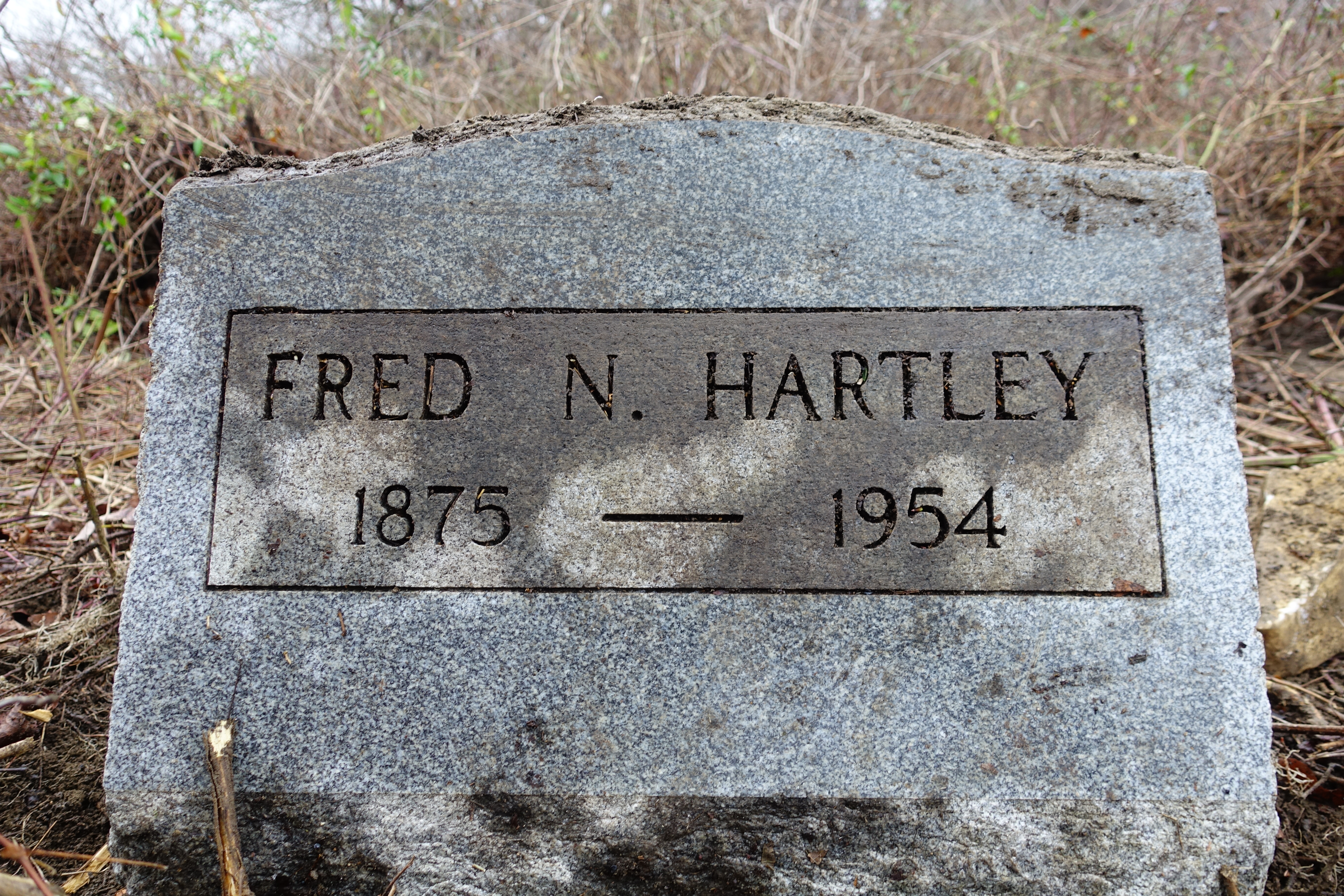 Fred N. Hartley Tombstone
